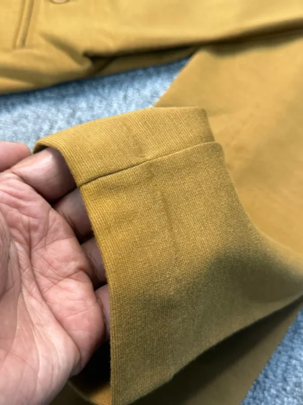 KNIT POLY COTTON O.BROWN COLOR SLIM FIT MENS FORMAL PANT IN BANGLADESH - Image 4